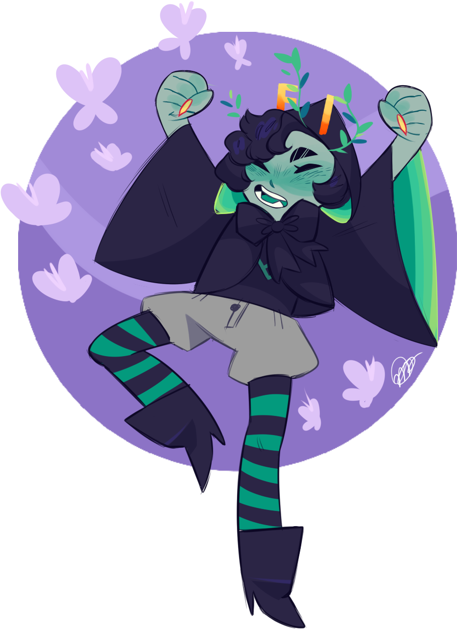 “a Doodle My Good Pal @clock-heart 's Fantroll Hecate - Illustration (1010x1400), Png Download