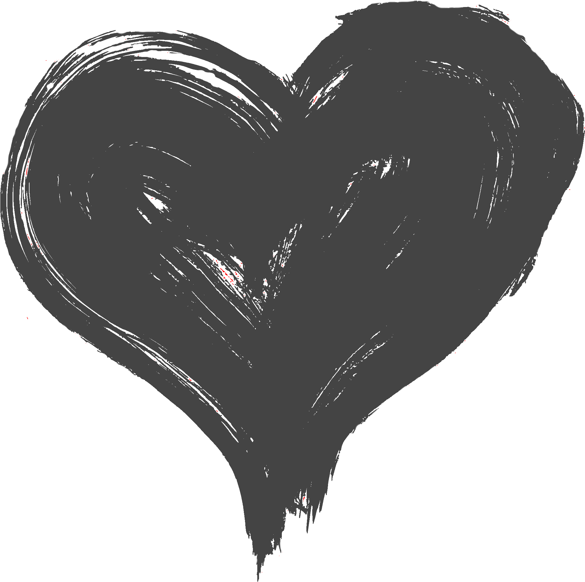 Differences In Doodles - Transparent Drawn Heart Png (2000x2006), Png Download