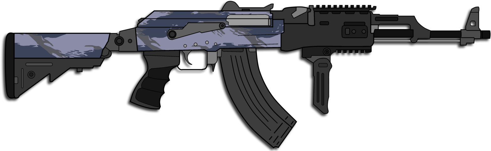 1600 X 488 7 - Ak47 Mod (1600x488), Png Download