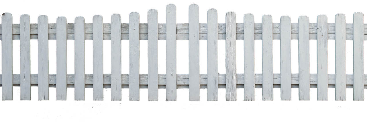 Fence Wood Fence Fence Element - Garden Fence Png (1280x488), Png Download