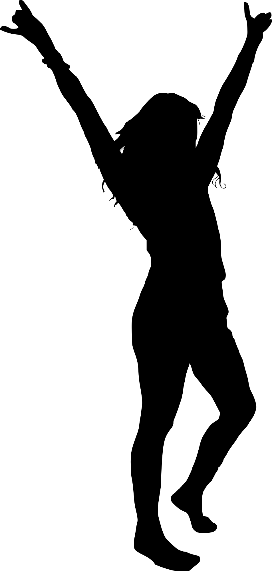 Free Download - Silhouette (953x2000), Png Download