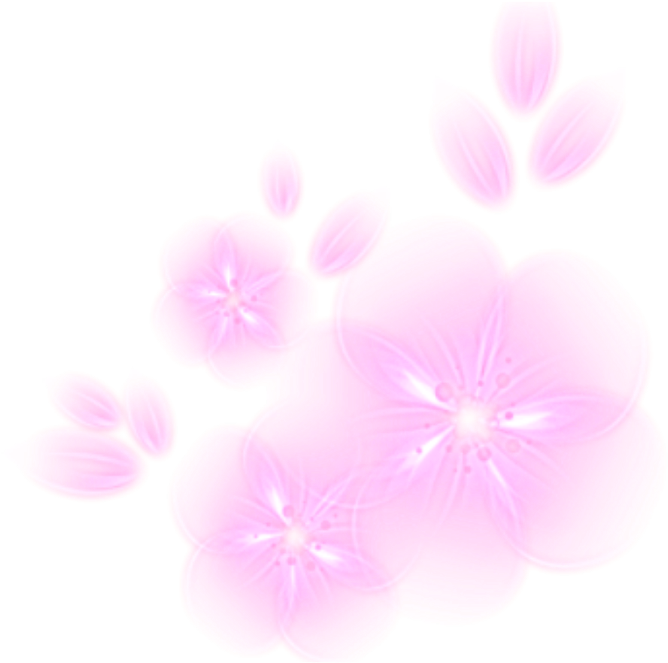 Ftestickers Flowers Light Glowing - Periwinkle (1024x1024), Png Download
