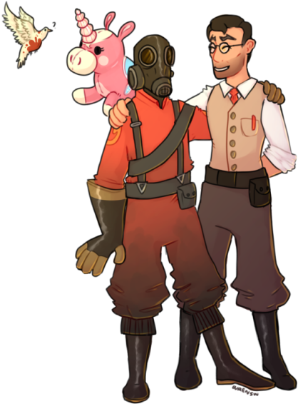 Png Freeuse Spy Clipart Gingerly - Tf2 Burn Scar (500x617), Png Download