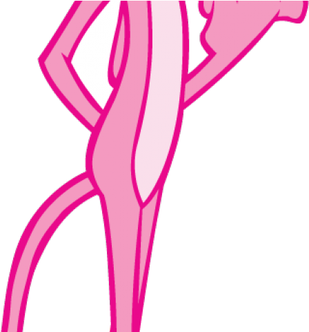 Panther Clipart Pink Panther - Pink Panther Logo Vector (640x480), Png Download