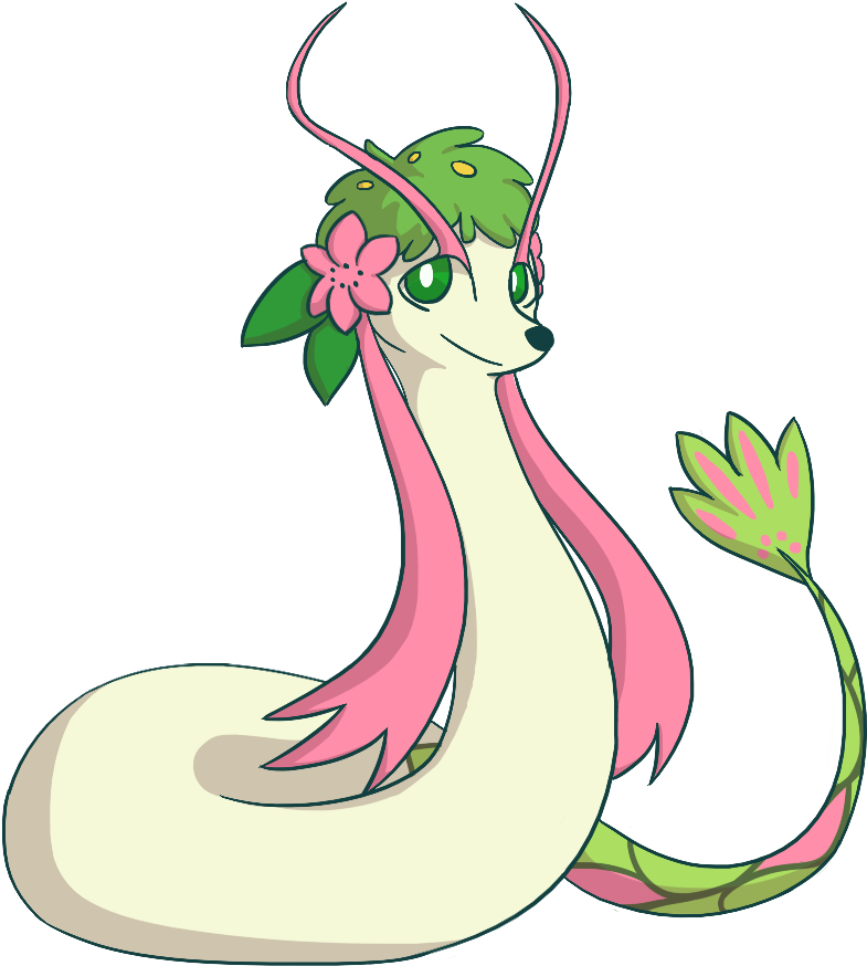 Milotic/shaymin I'll Auction It Tommorow, But Now Imma - Cartoon (1000x1000), Png Download