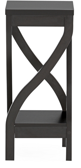 Image For Dark Brown Wooden Plant Side Table From Brault - Bar Stool (519x804), Png Download