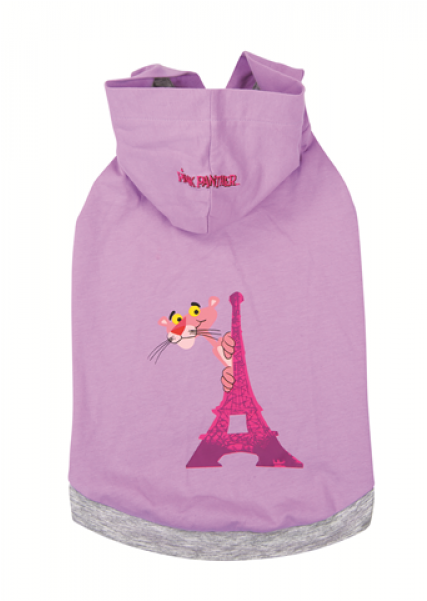 T-shirt Pink Panther In Paris - Hoodie (600x600), Png Download