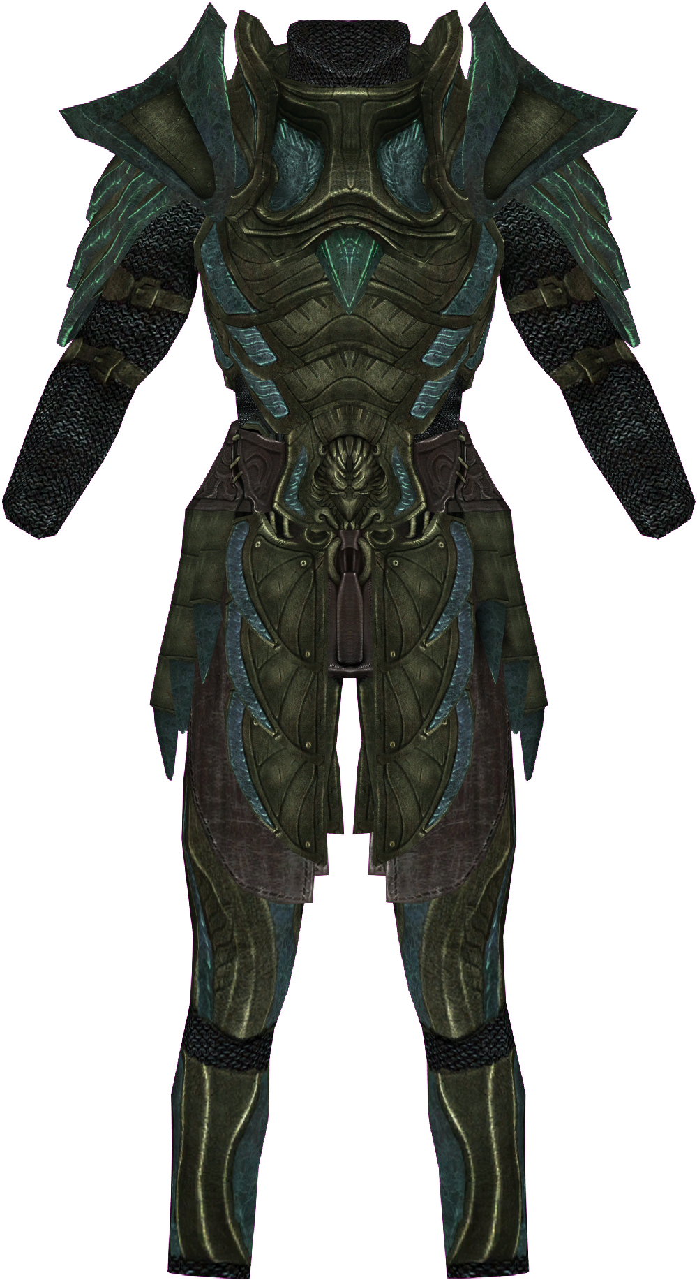 Skyrim Transparent Glass Armor - Skyrim (1092x1844), Png Download