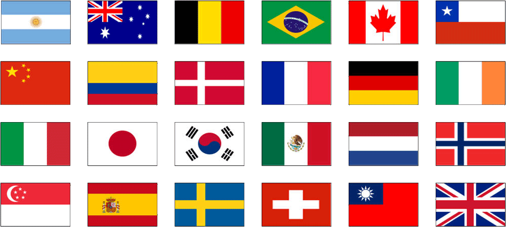 A Default Language May Now Be Set For An Organization, - International Day Flags (1000x450), Png Download