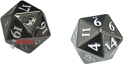 Heavymetald20gunmetalx22 - Ultra Pro D20 Heavy Metal Dice (709x709), Png Download