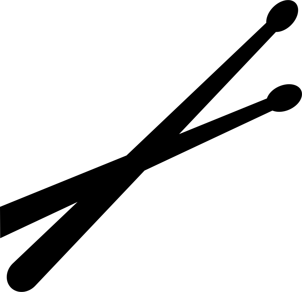 Drum Sticks Variant Comments - Baquetas De Bateria Dibujo (980x946), Png Download