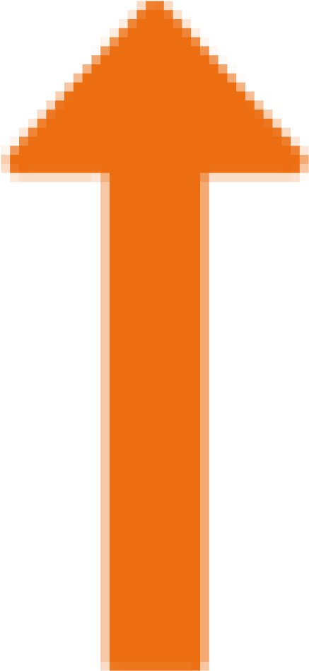 Long Arrow Up - Cross (1024x1024), Png Download