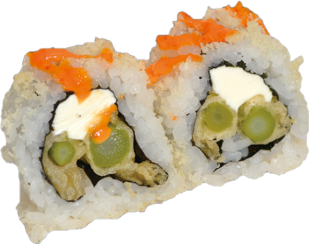 Sushi Transparent Image - California Roll (673x518), Png Download