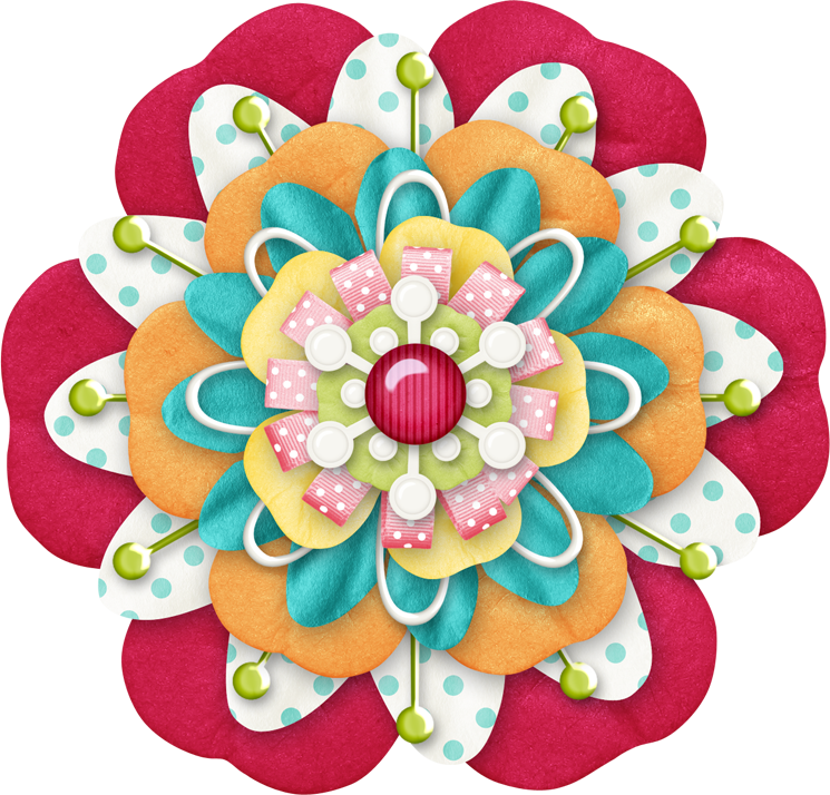 B *✿* Squeakyclean, Flower Clipart, Thank You Notes, - Craft (745x714), Png Download