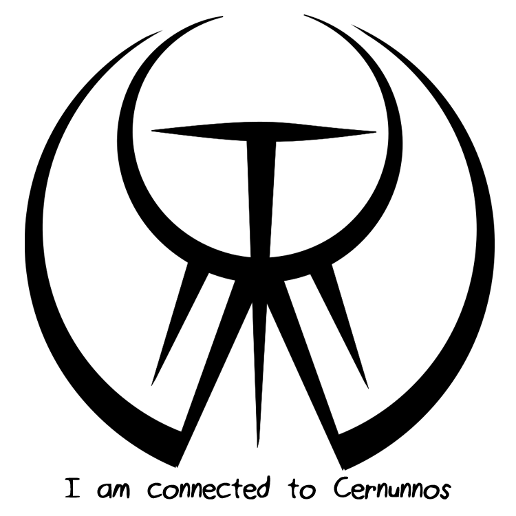 I Am Connected To Cernunnos Sigil Requested - Cernunnos Sigil (750x750), Png Download