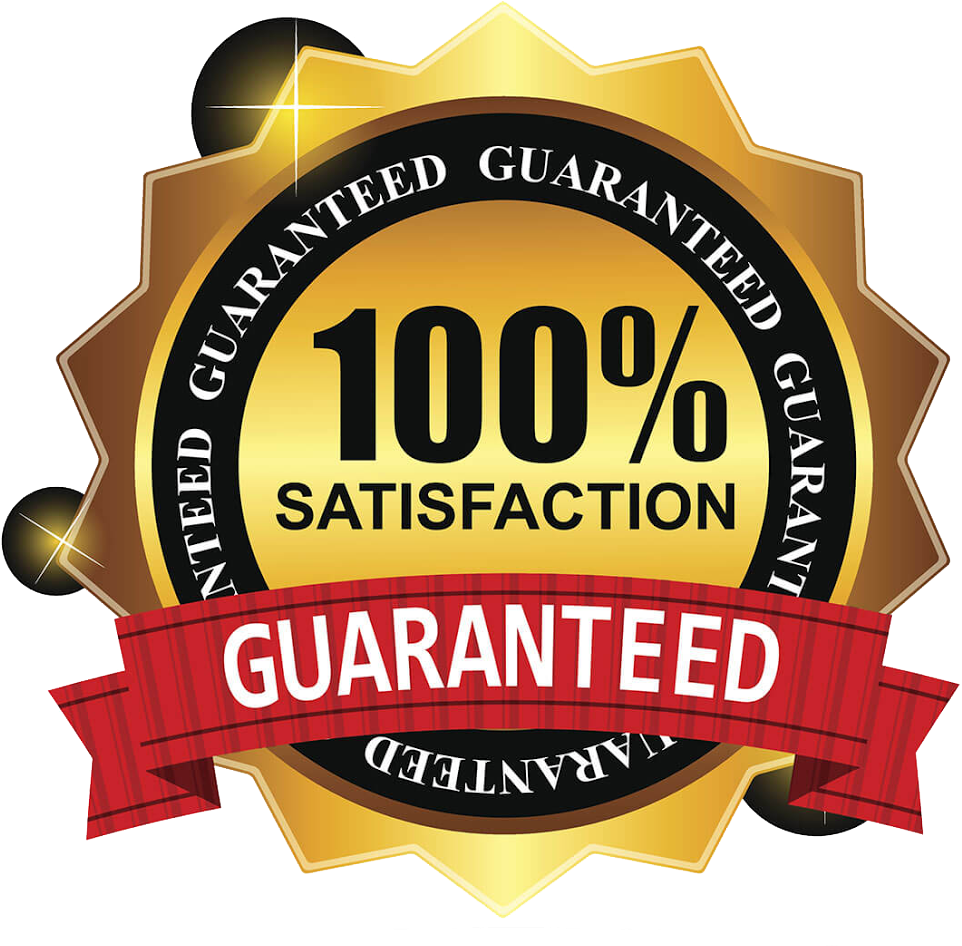 100% Satisfaction Guarantee - 100 Satisfaction Guarantee Logo Png (1088x982), Png Download