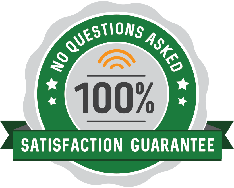 Satisfaction-guarantee - Label (823x660), Png Download