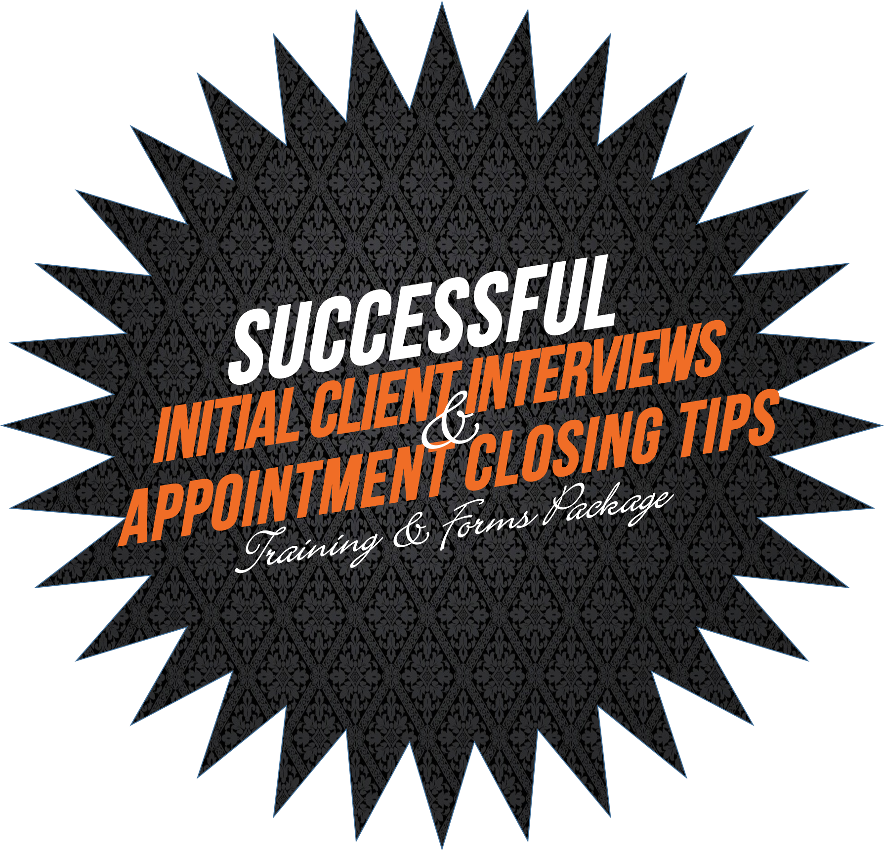 Successful Initial Client Interview & Appointment Closing - Red Burst Transparent Png (1789x1723), Png Download