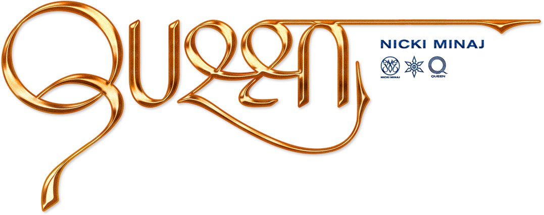 Queen Logo - Nicki Minaj Queen Logo (1100x436), Png Download