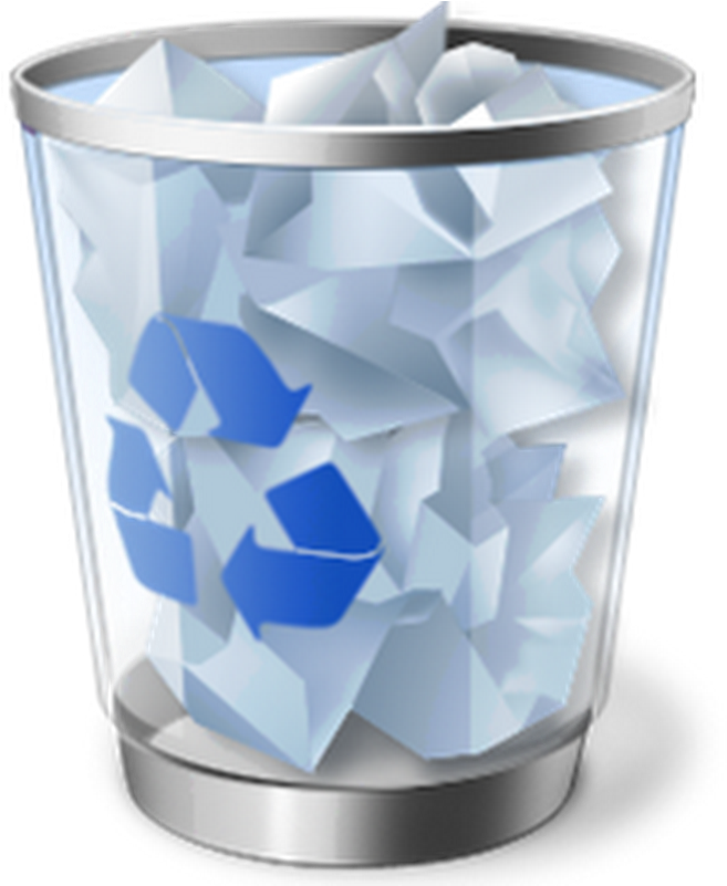 How To Delete Kik - Recycle Bin (800x800), Png Download