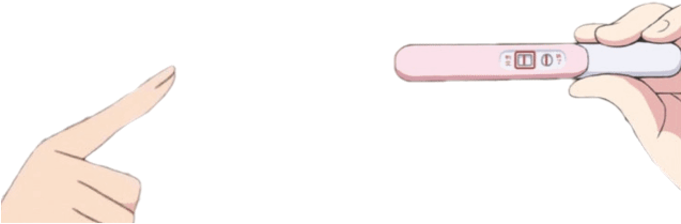 Click Through Above To See Some Of The Hilarious Highs - Positive Pregnancy Test Anime (680x507), Png Download