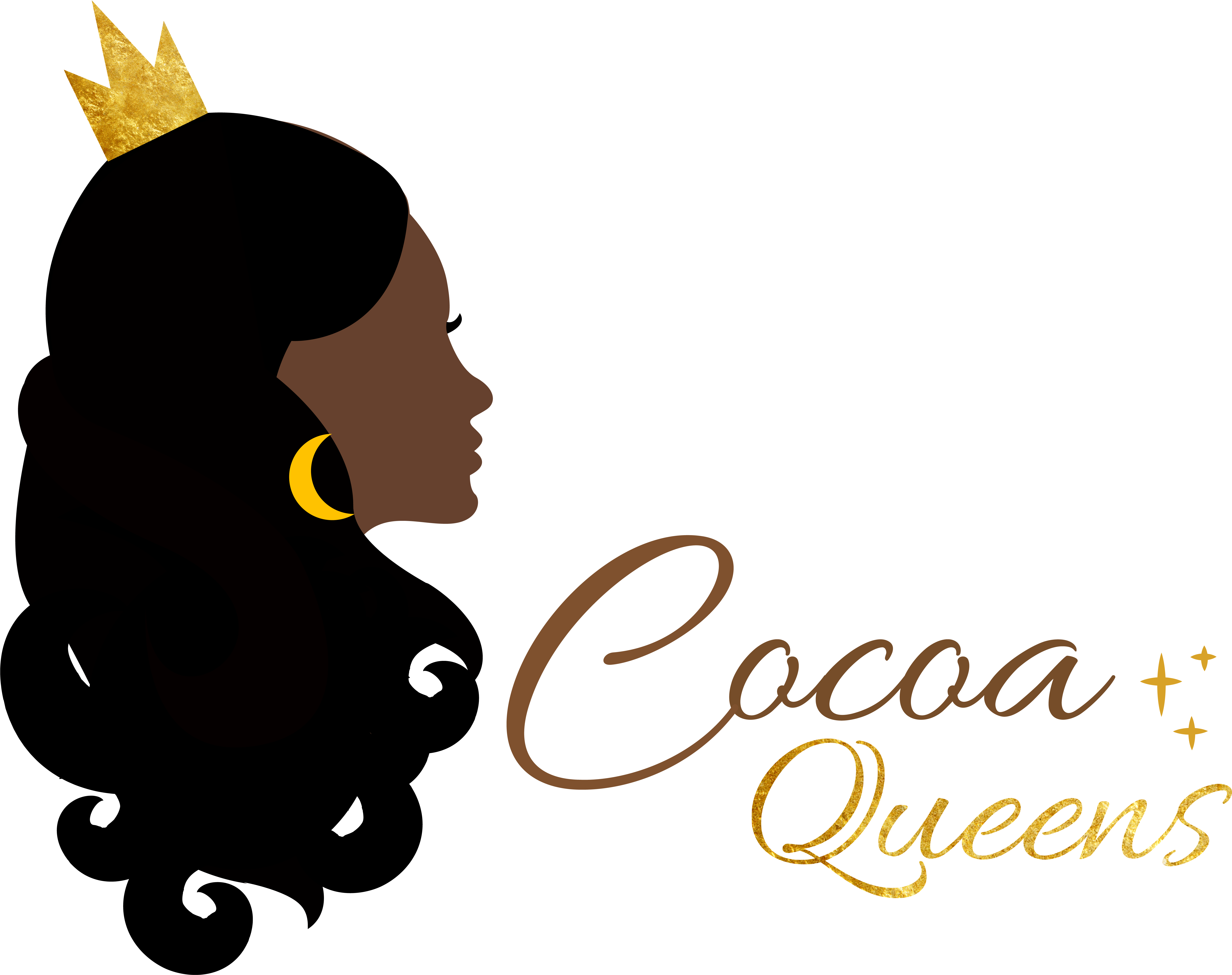 Cocoa Queens Hair - Queen Long Hair Clipart (6229x5879), Png Download