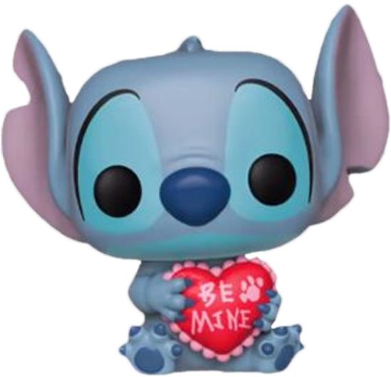 Lilo & Stitch - Valentines Stitch Funko Pop (600x600), Png Download