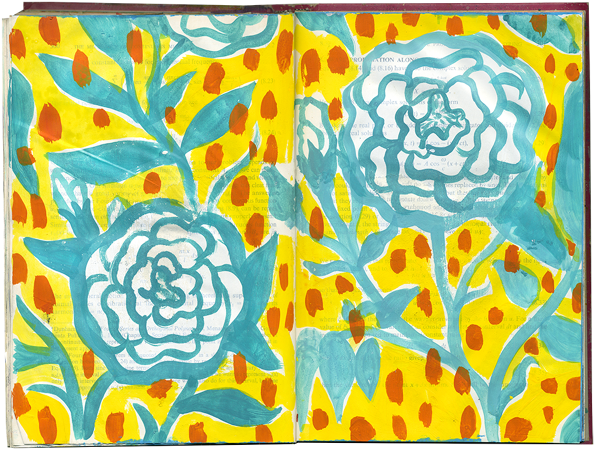 Selected Pages From 2014 Sketchbooks - Motif (670x472), Png Download