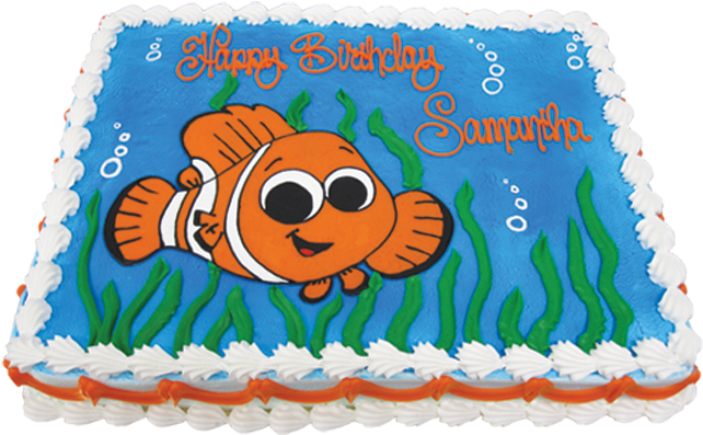 Clown Fish - Birthday Cake (750x750), Png Download