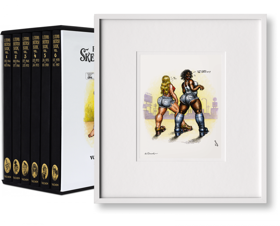 Sketchbooks 1964-1982 - Robert Crumb Sketchbook Taschen (960x776), Png Download