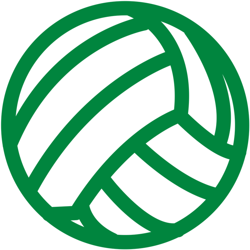 Png Circle Athletics Transparent Sports Icon Png Png - Volleyball Tryout Flyer Template (1000x1000), Png Download