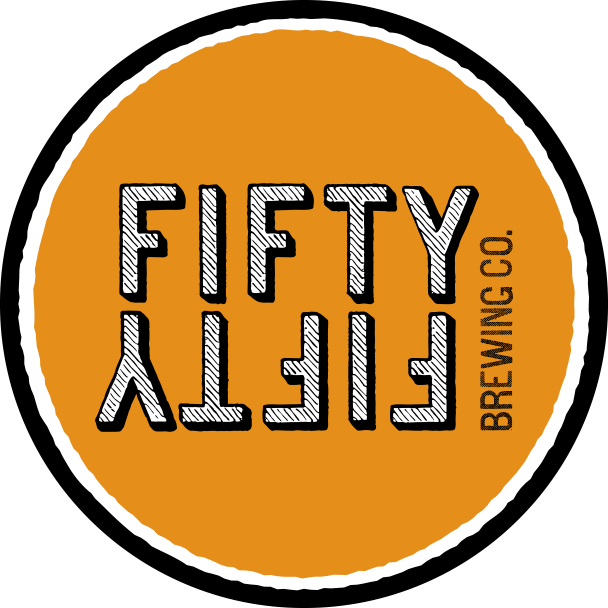 Keg Request - Fifty Fifty Brewing Logo (608x608), Png Download