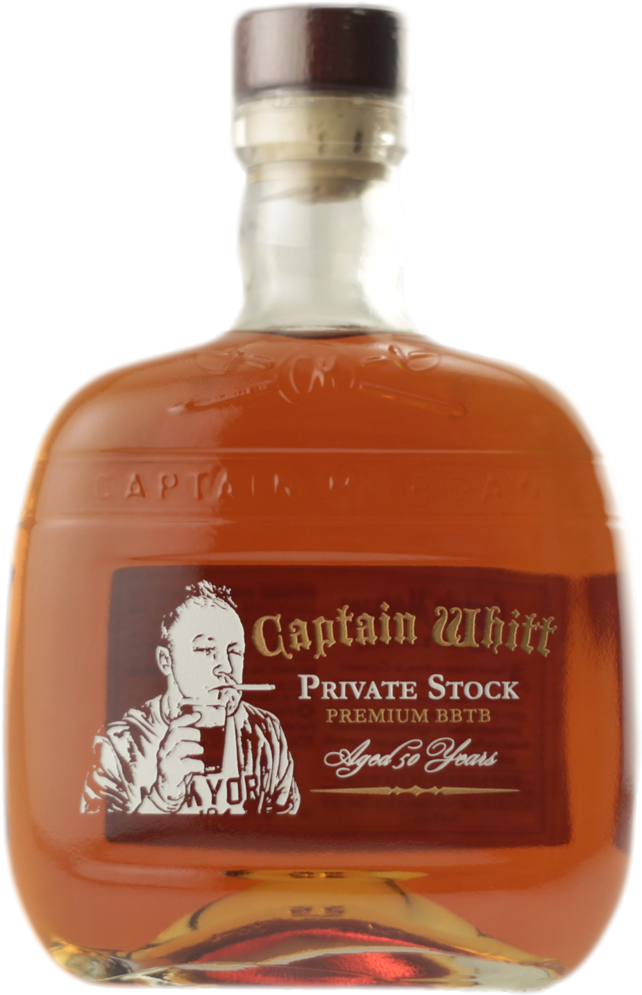 Not Currently A Captain Make Yourself One On Custom - Glass Bottle (975x1541), Png Download