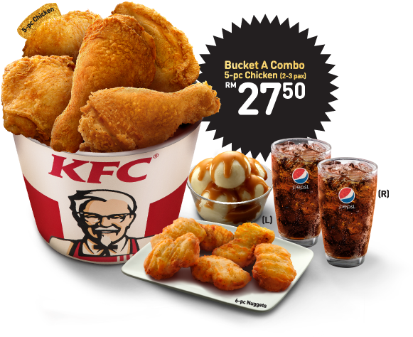 Bucket Berbaloi Kfc Malaysia - Kfc Bucket Berbaloi 2018 (640x760), Png Download