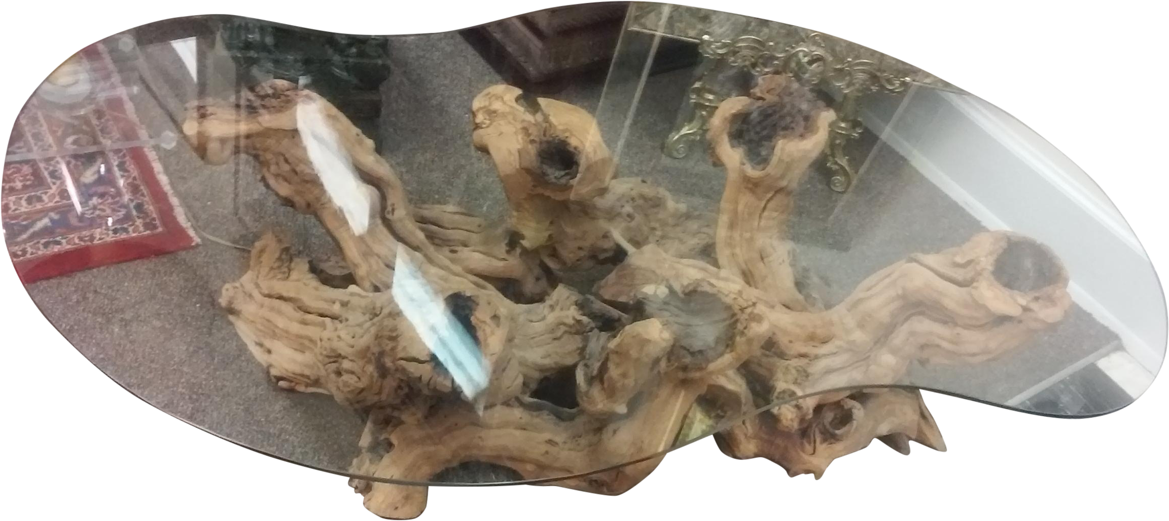M#century Modern Driftwood Coffee Table On Chairish - Driftwood (2560x1601), Png Download