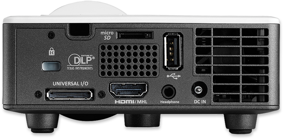 Optoma Ml750st Ultra Mobile Short Throw Led Projector - Optoma Ml750st (914x452), Png Download