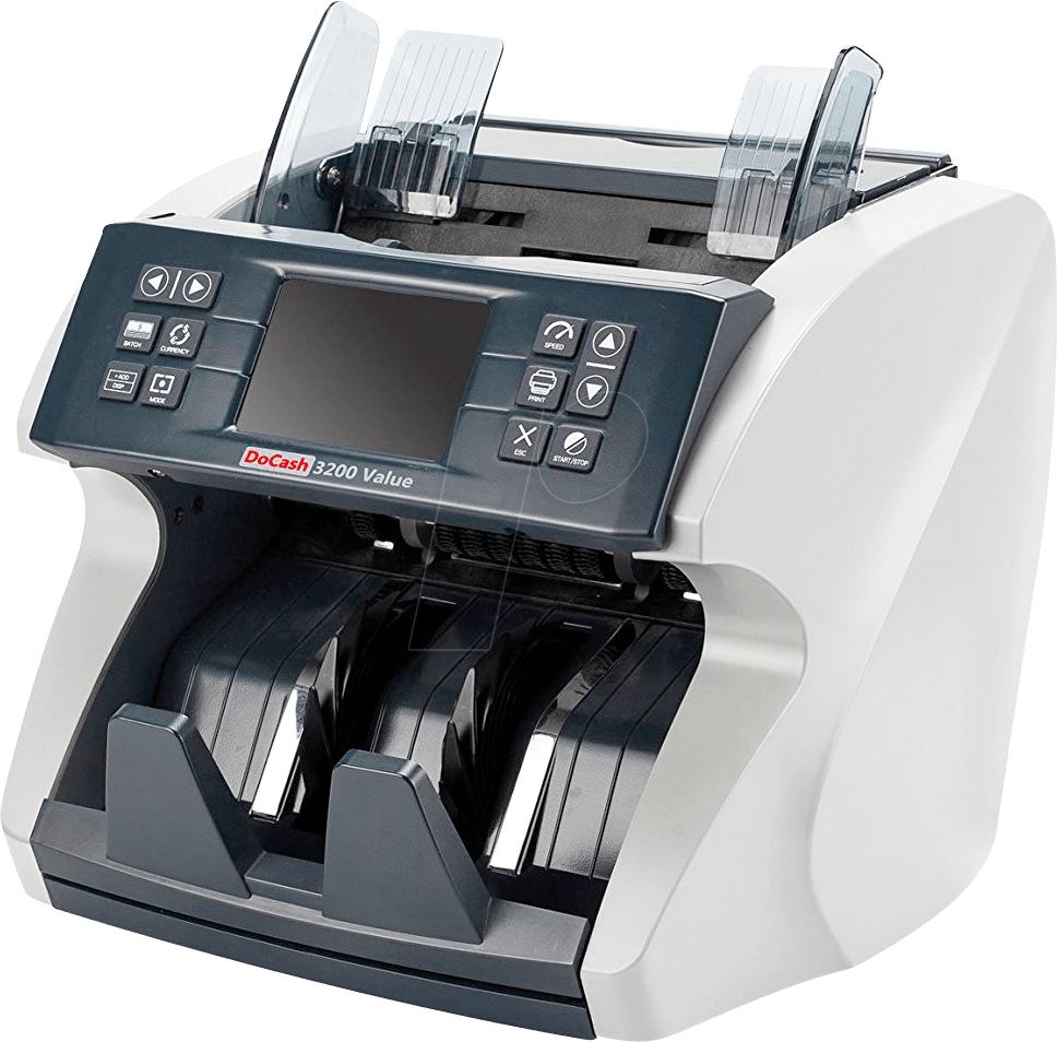 Cash Register Banknote Counter With Counterfeit Detection 