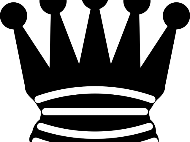 Black Amp White Clipart Crown - Chess (640x480), Png Download