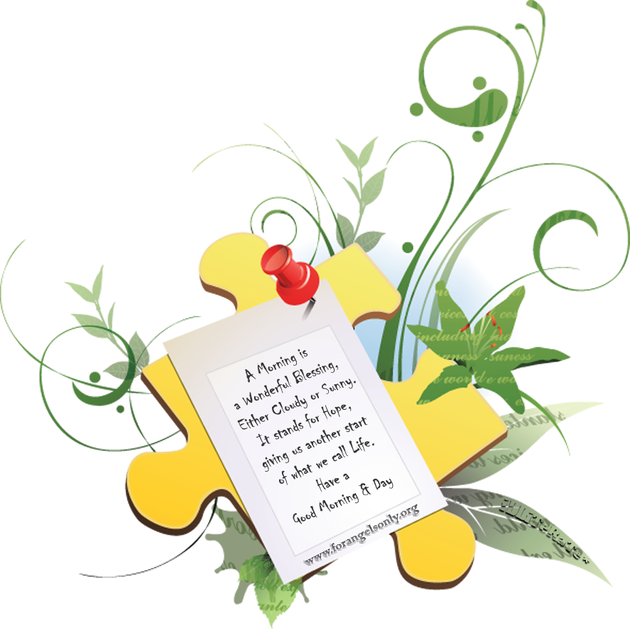 [fao] Have A Nice Day & Morning - Leaf Vector (885x884), Png Download