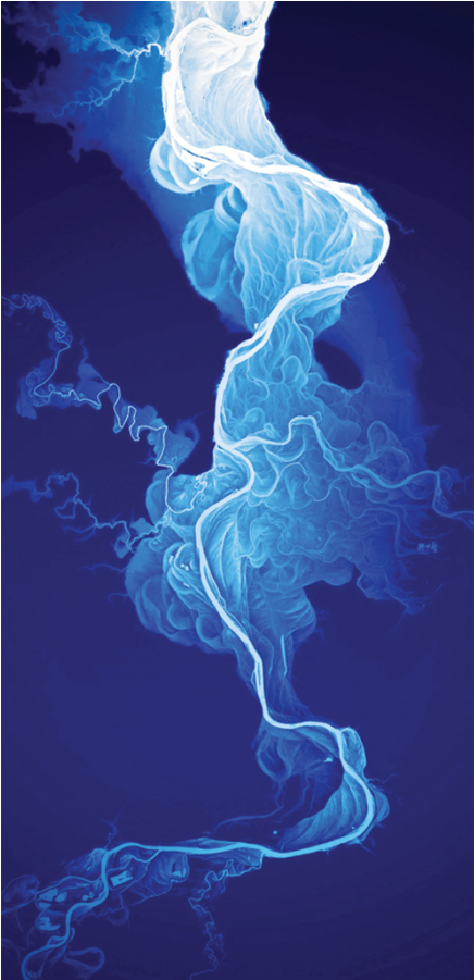 Using Pulsed Lasers, This Lidar Image Shows A Segment - Willamette River (740x900), Png Download