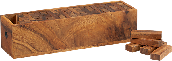 Jenga With Hard Wood - Coffee Table (598x598), Png Download