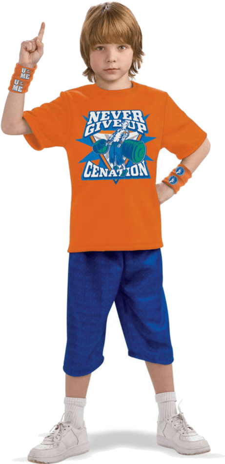 Child Classic John Cena - John Cena Kids (600x951), Png Download