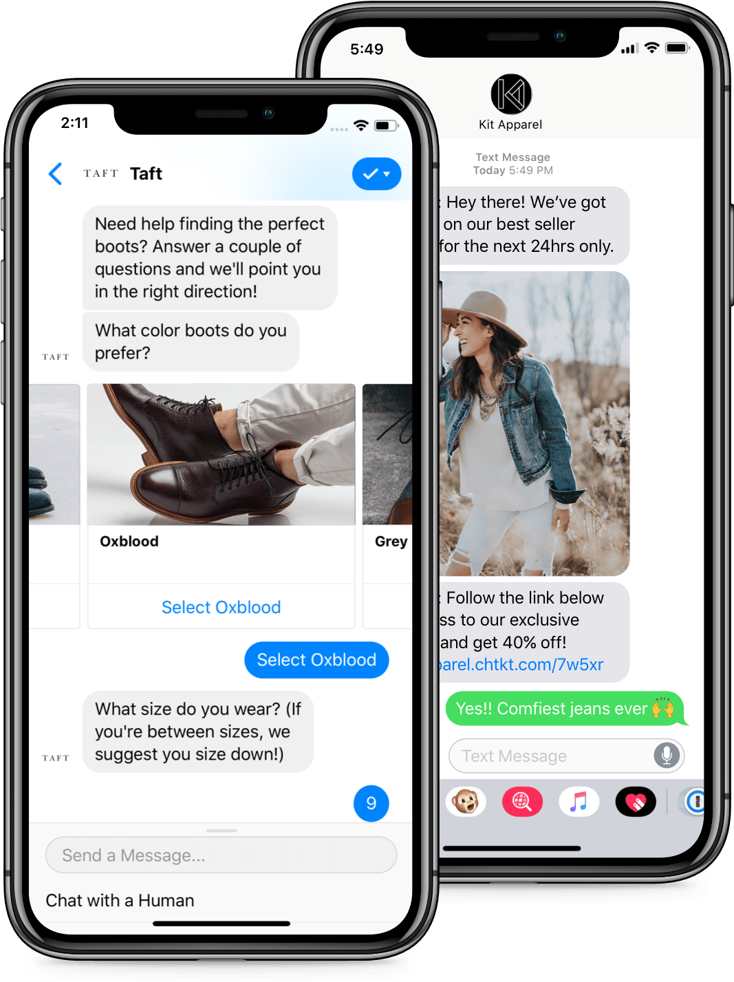 An Iphone Displaying A Customized Conversation In Facebook - Iphone (1106x1446), Png Download