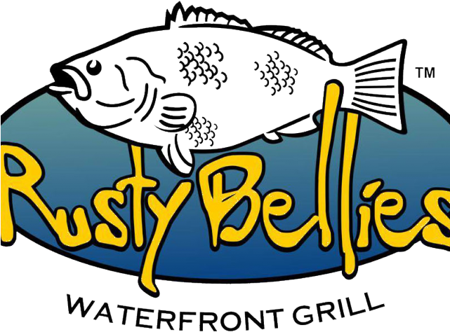 Sandwich Clipart Fried Fish - Rusty Bellies Logo (640x480), Png Download