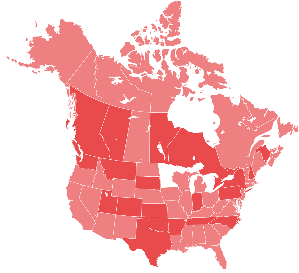 Search By State, Province Or Hay Type Search - Us Canada Map Png (982x896), Png Download
