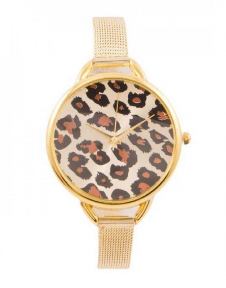 Cheetah Print Watch For Women - Analog Watch (1000x1000), Png Download