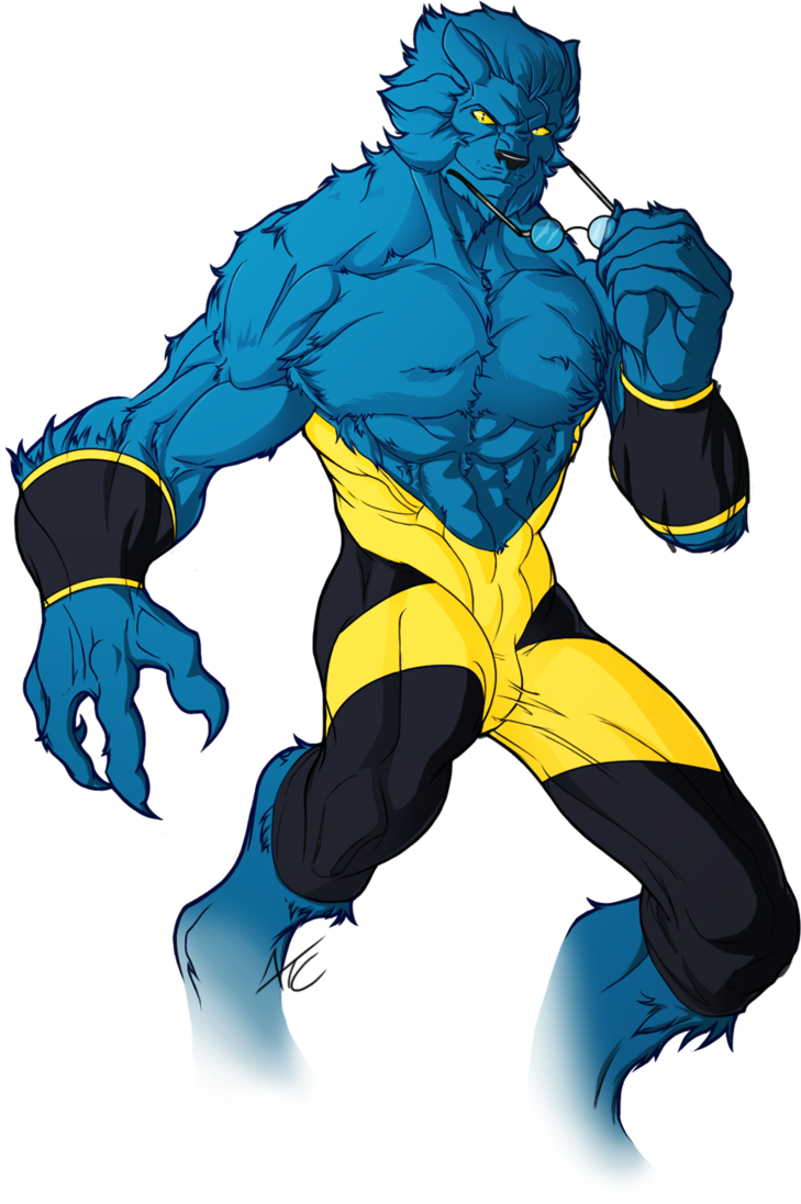 Hank Mccoy By Scribbletati - Avengers Hank Mccoy Deviantart (729x1096), Png Download