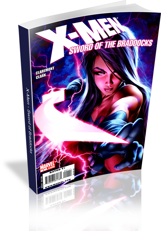 Xmen-braddocks - X-men: Sword Of The Braddocks (550x787), Png Download