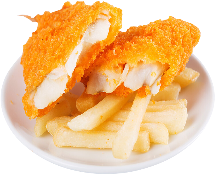 French Fries Fish And - Fish Finger Png (800x800), Png Download