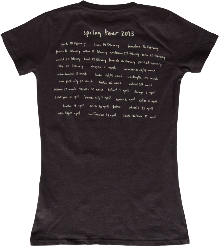 Sigur Róswomen's Splash Tour Europe 2013 T-shirt - Active Shirt (1140x975), Png Download
